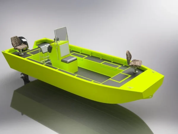 2070 Aluminum Jon Boat Plans with console